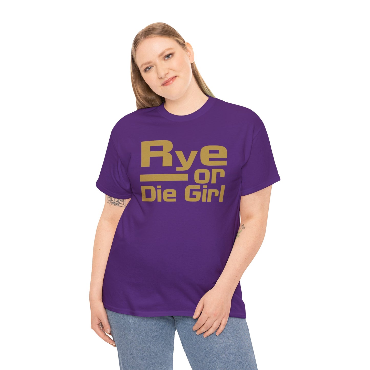 Funny Rye Whiskey T-Shirt | Rye or Die Girl Women's Tee | Whiskey Lover Gift