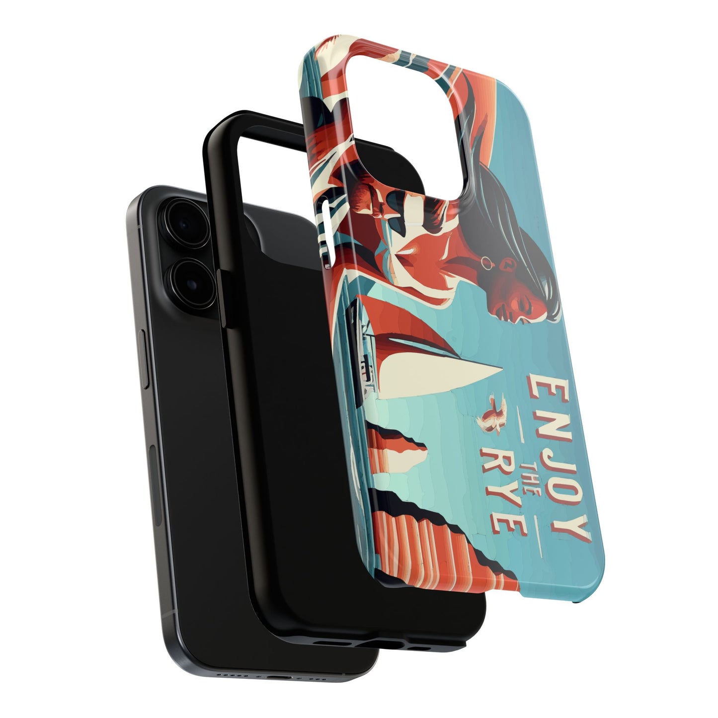 “Enjoy the Rye” Whiskey Theme Phone Cases