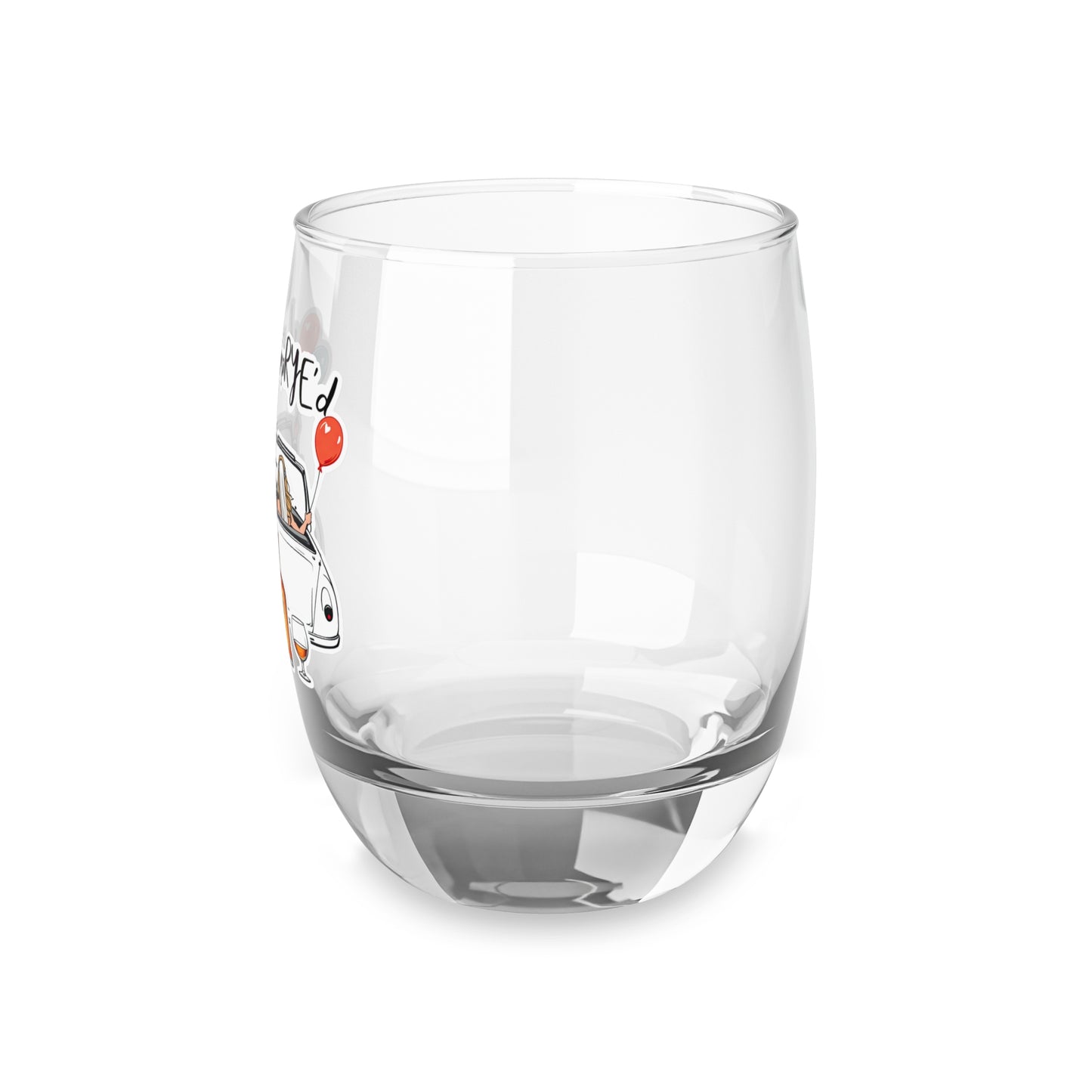 “Just MaRYE’d” Whiskey Branded Glass