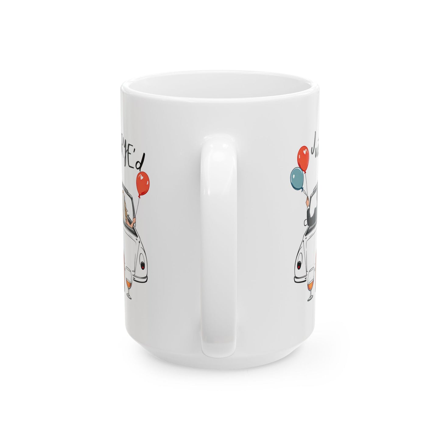 “Just MaRYE’d” Ceramic Wedding Whiskey Gift Mug