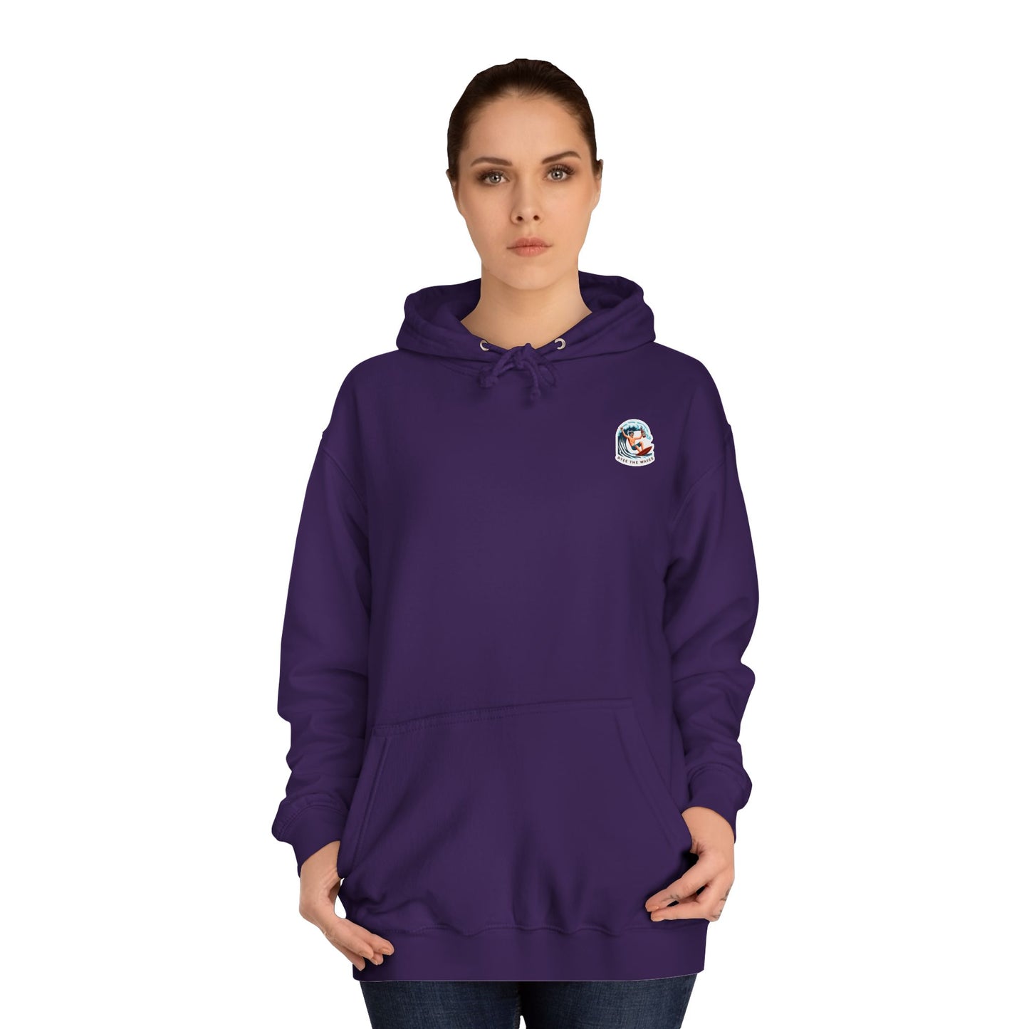 “Rye the Waves” Unisex Surf Whiskey Hoodie 3