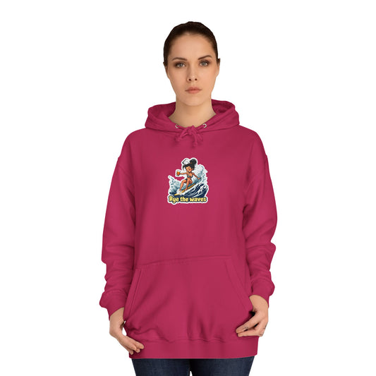 “Rye the Waves” Unisex Surf Whiskey Hoodie 2