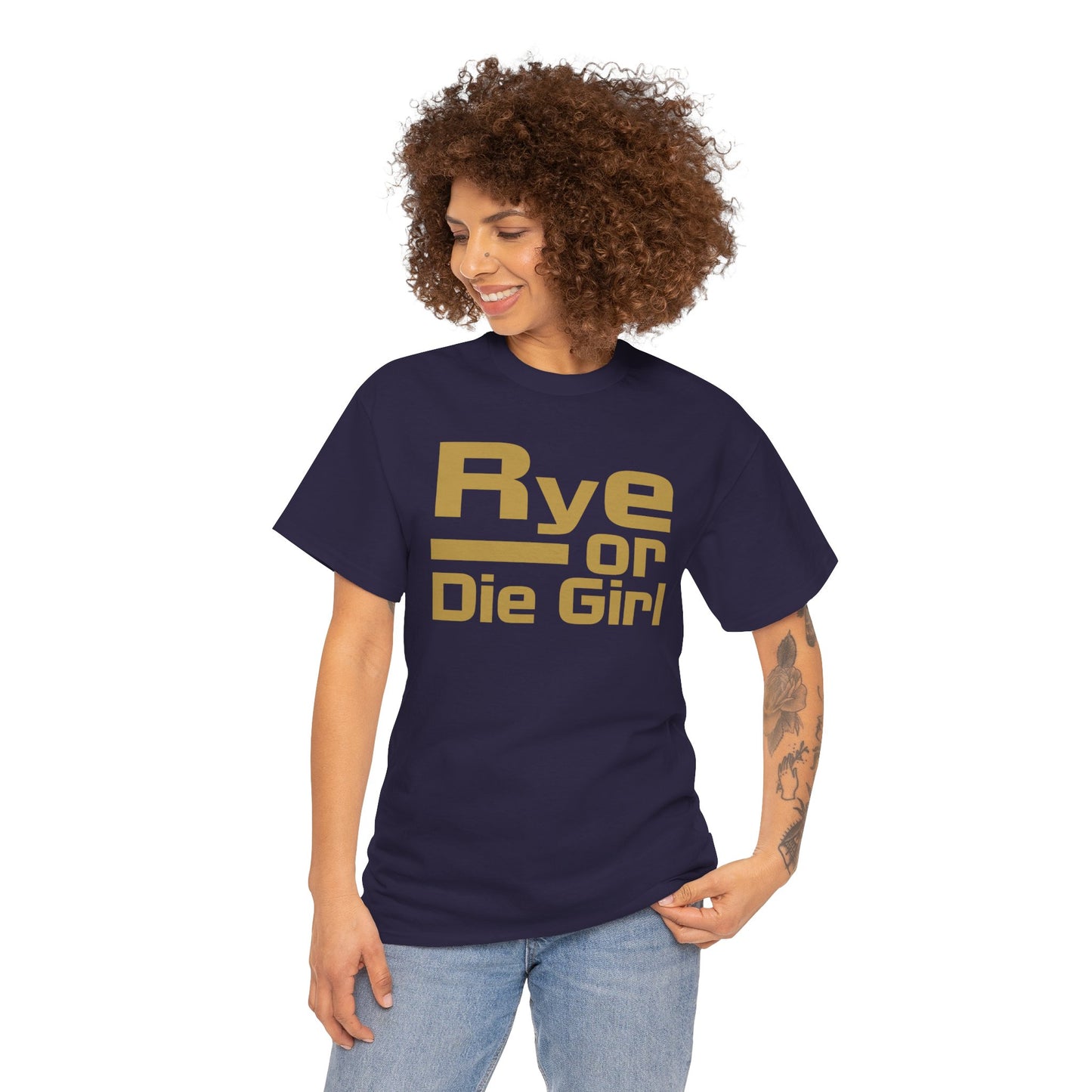 Funny Rye Whiskey T-Shirt | Rye or Die Girl Women's Tee | Whiskey Lover Gift