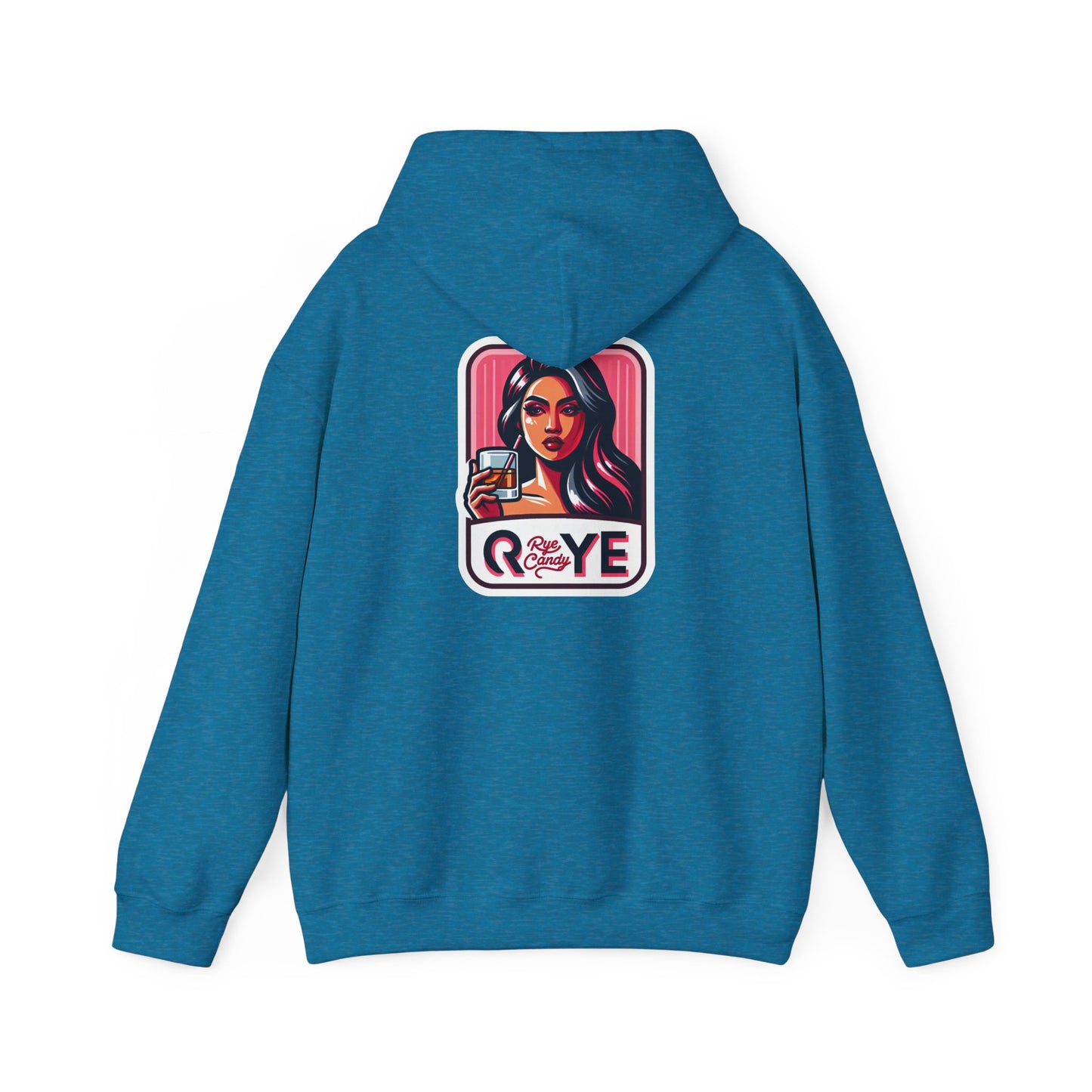 “Rye Candy” Unisex Heavy Hooded Whiskey Sweatshirt