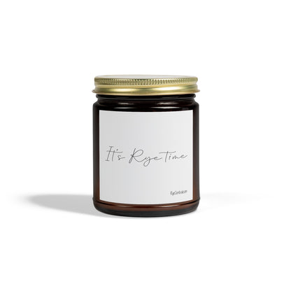 “It’s Rye Time” Scented Candle, perfect gift for whiskey lovers