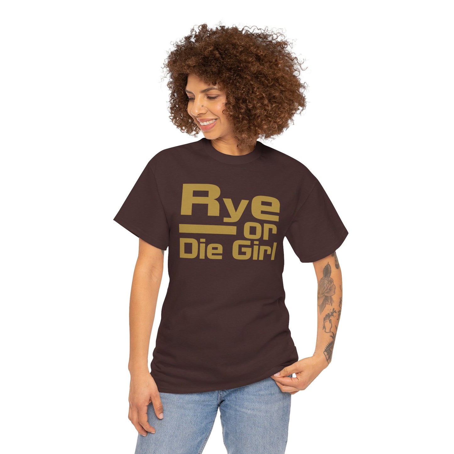 Funny Rye Whiskey T-Shirt | Rye or Die Girl Women's Tee | Whiskey Lover Gift
