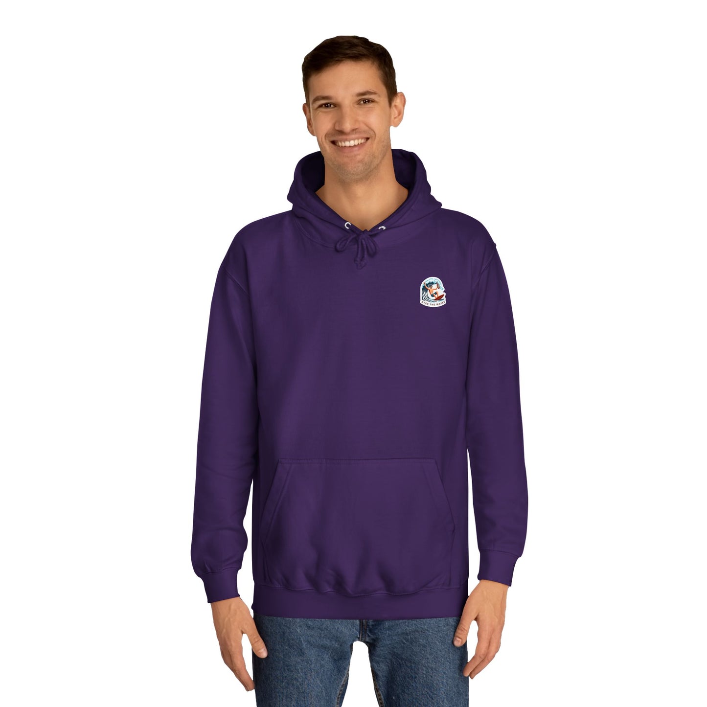 “Rye the Waves” Unisex Surf Whiskey Hoodie 3
