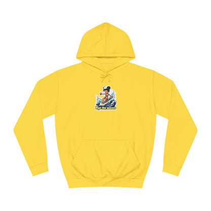 “Rye the Waves” Unisex Surf Whiskey Hoodie 2