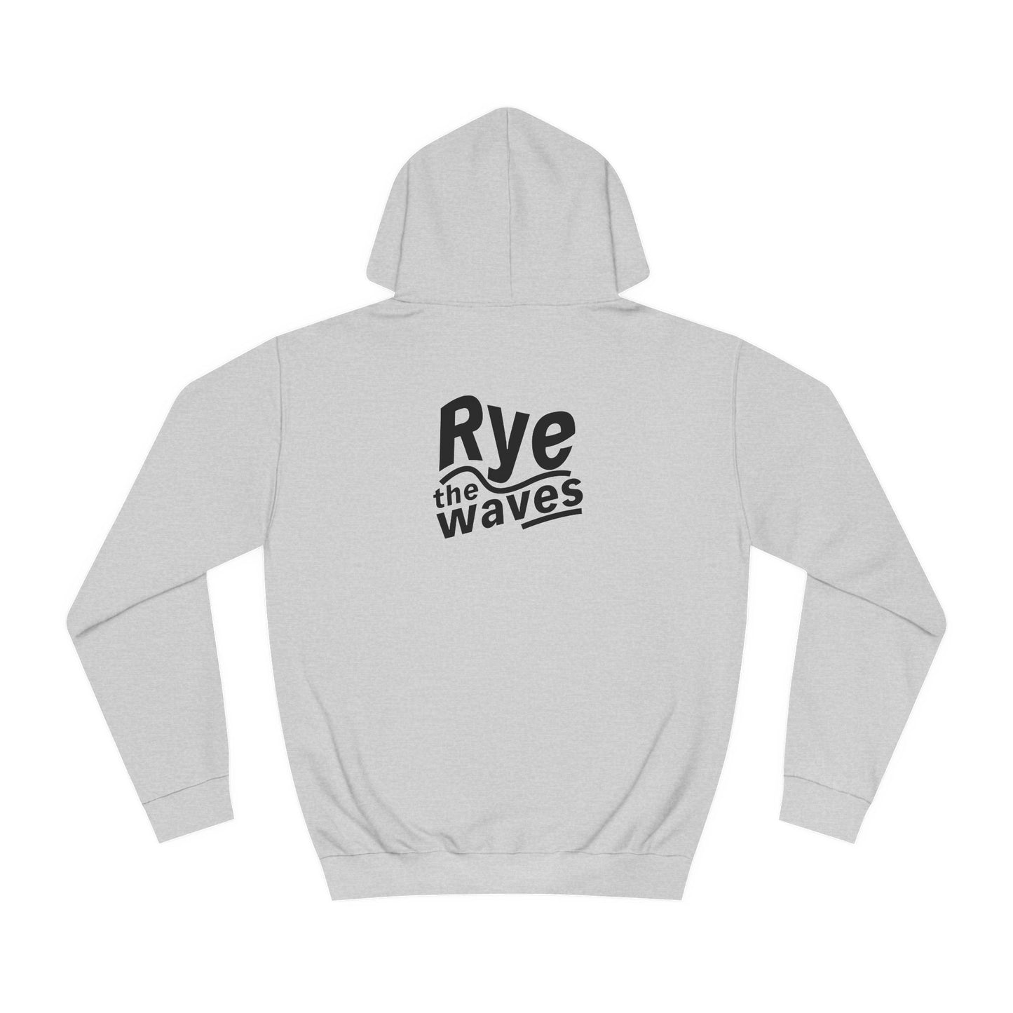 “Rye the Waves” Unisex College Hoodie - Whiskey 4