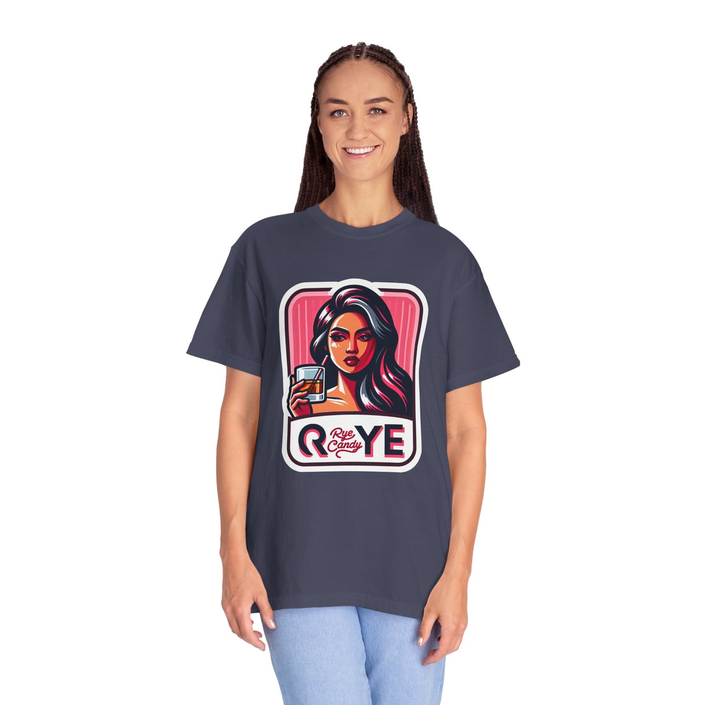 “Rye Candy” Whiskey Garment-Dyed Funny T shirt
