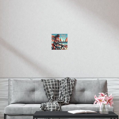 “Enjoy the Rye” Whiskey Uncoated Poster