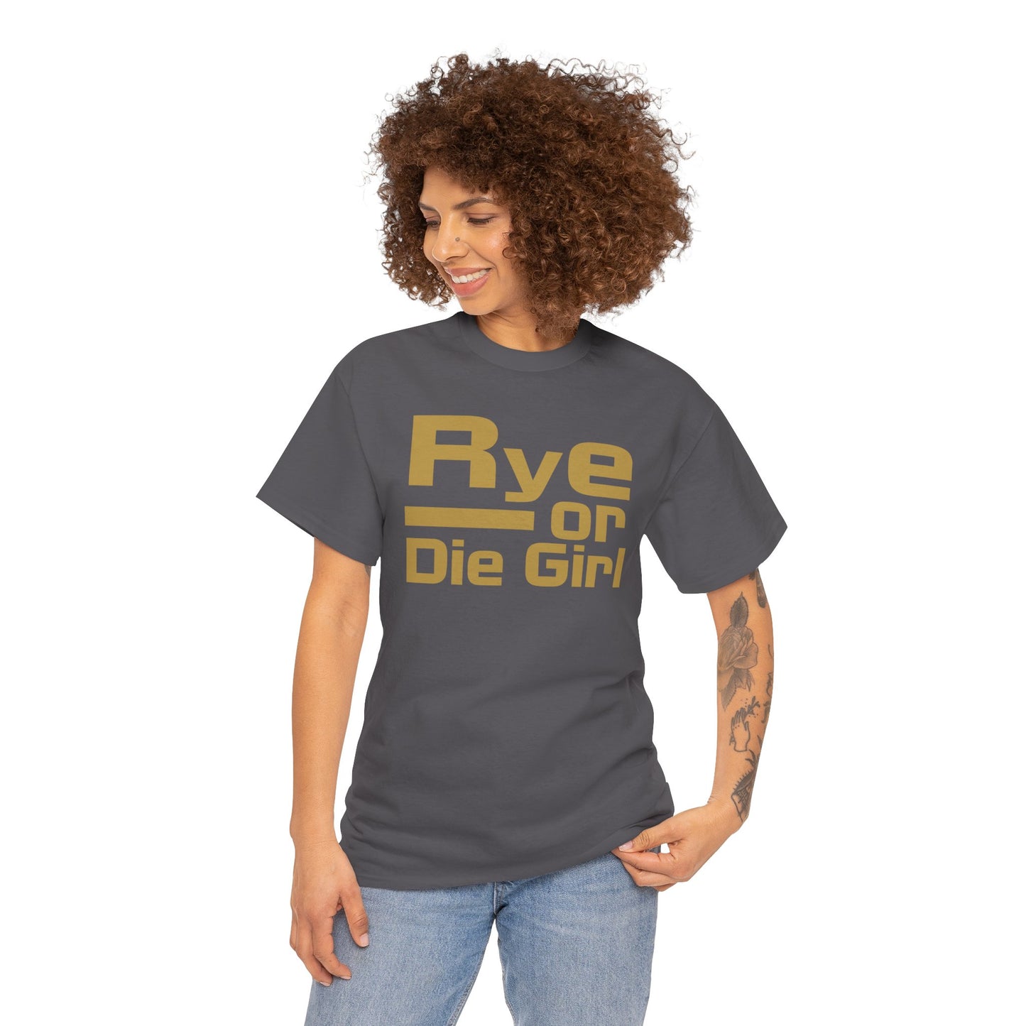 Funny Rye Whiskey T-Shirt | Rye or Die Girl Women's Tee | Whiskey Lover Gift