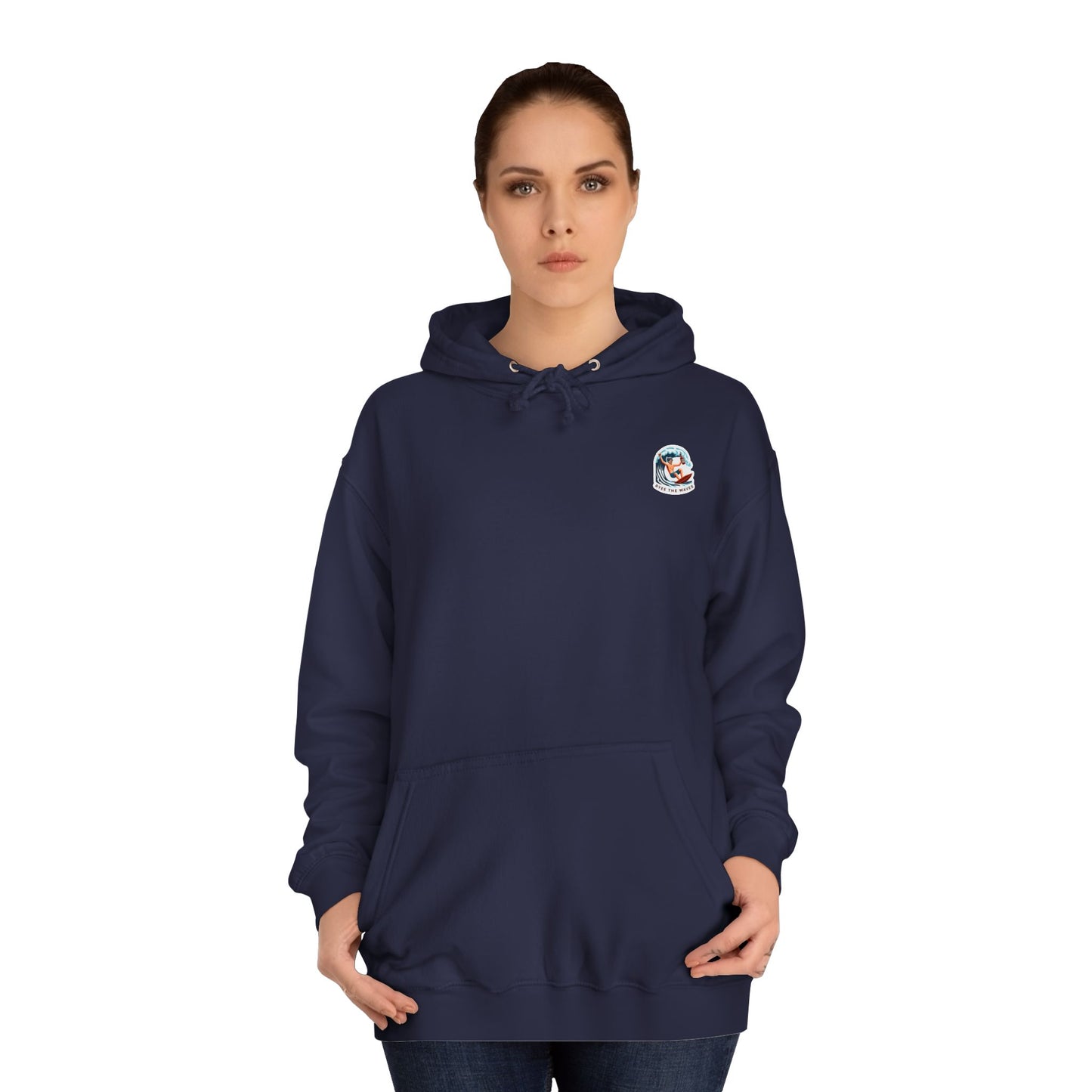 “Rye the Waves” Unisex Surf Whiskey Hoodie 3