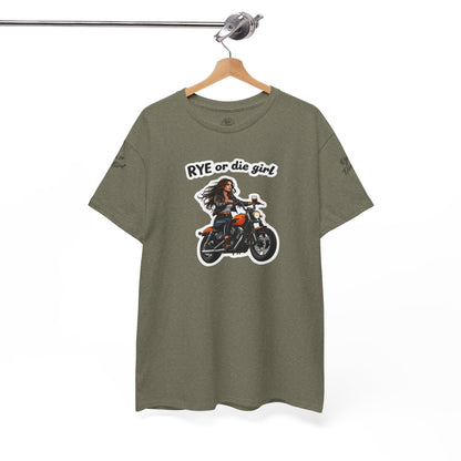 “Rye or Die Girl” Funny T shirt for Whiskey Lovers