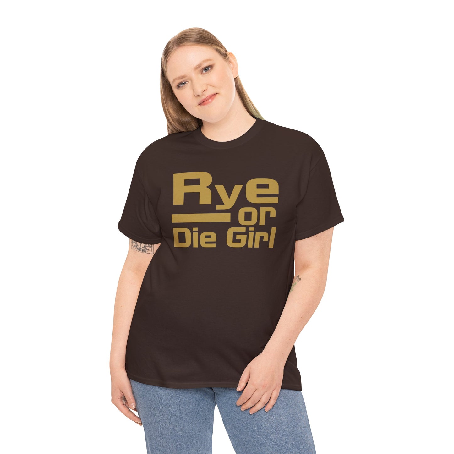 Funny Rye Whiskey T-Shirt | Rye or Die Girl Women's Tee | Whiskey Lover Gift