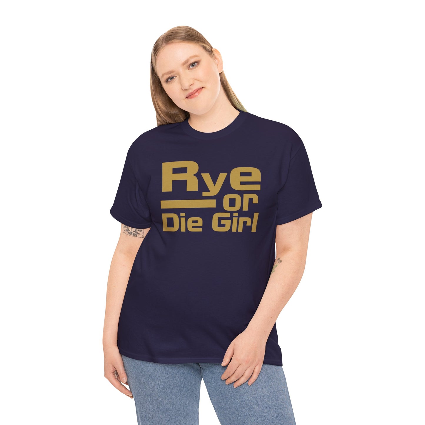 Funny Rye Whiskey T-Shirt | Rye or Die Girl Women's Tee | Whiskey Lover Gift