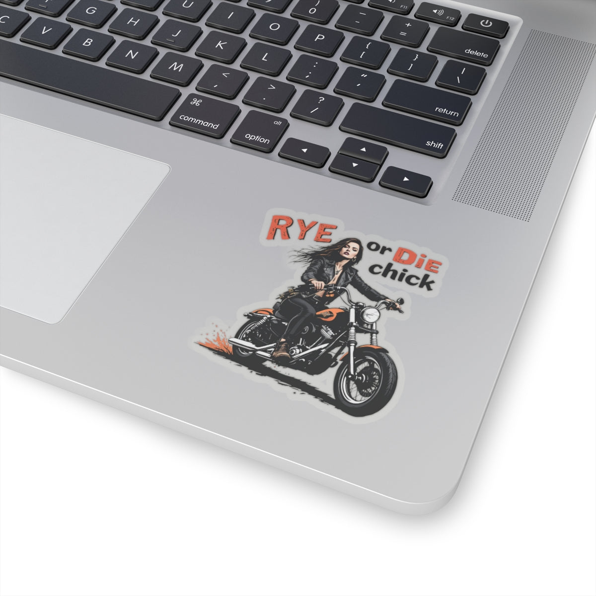 “Rye or Die Chick” Bike Whiskey Stickers