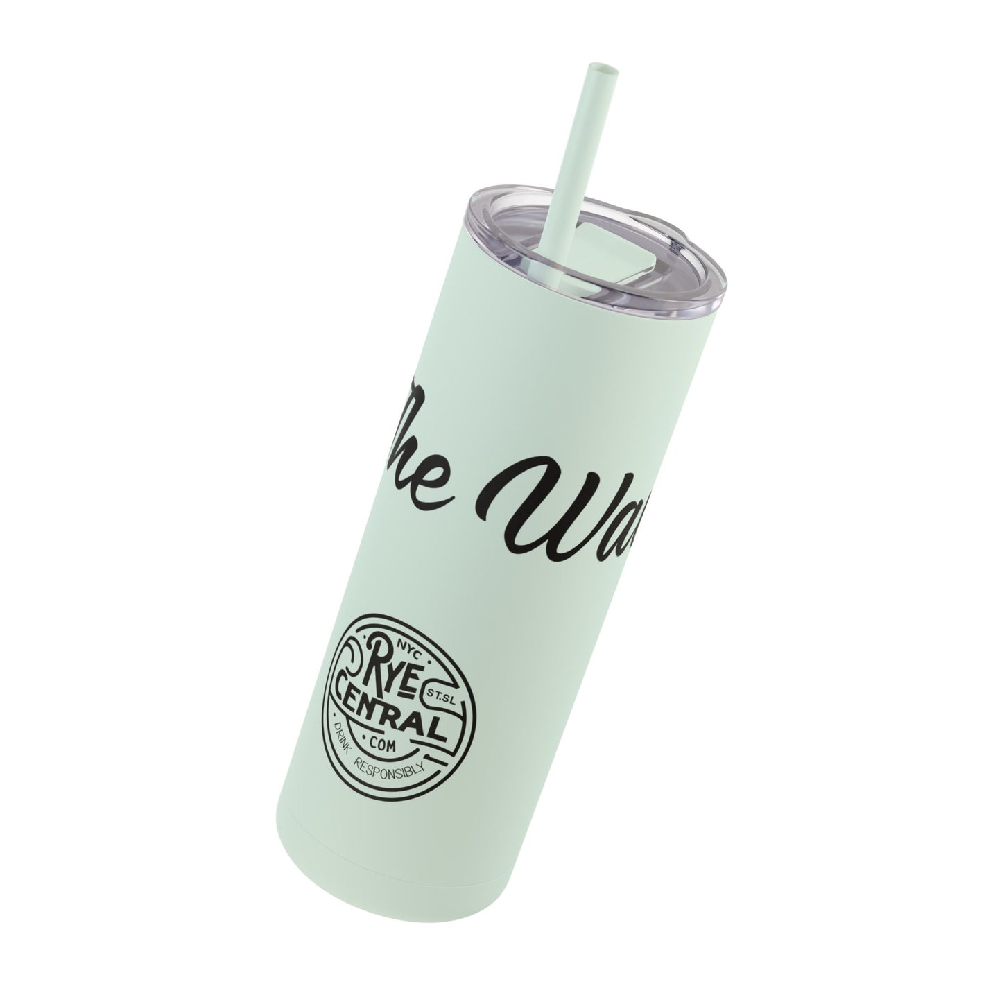 “Rye The Waves” Whiskey Themed Skinny Tumbler