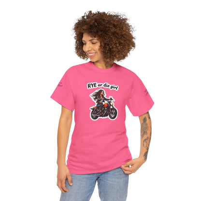 “Rye or Die Girl” Funny T shirt for Whiskey Lovers