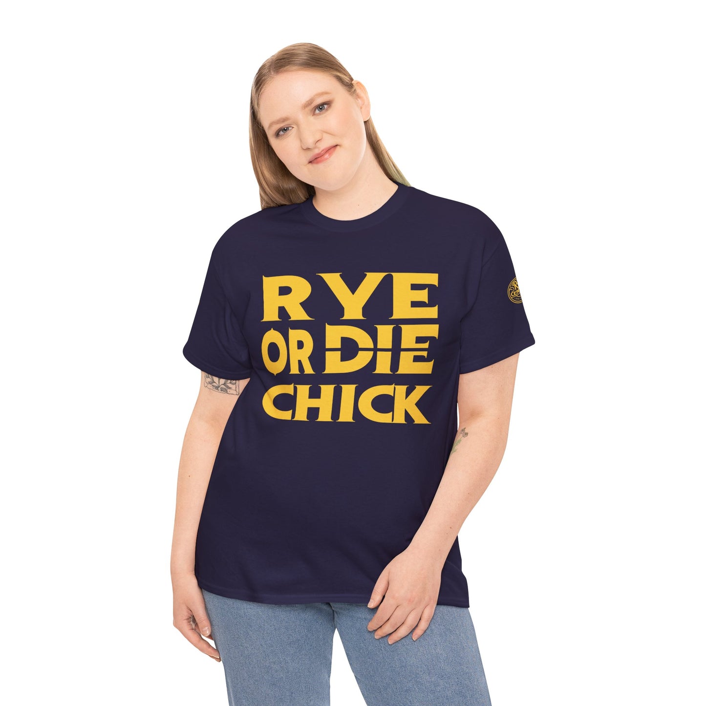 Whiskey Funny T-shirt: Rye or Die Chick