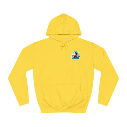 “Rye the Waves” Unisex College Hoodie - Whiskey 4