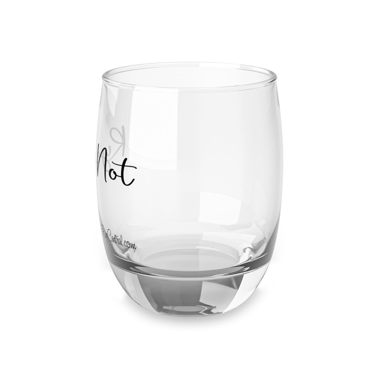“Rye Not” Personalized Whiskey Glass