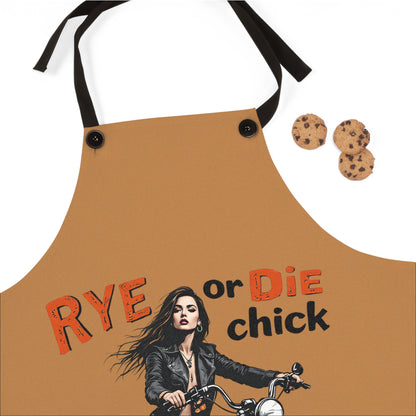 “Rye or Die Chick” Branded Whiskey Apron