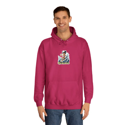 “Rye the Waves” Unisex Surf Whiskey Hoodie 2