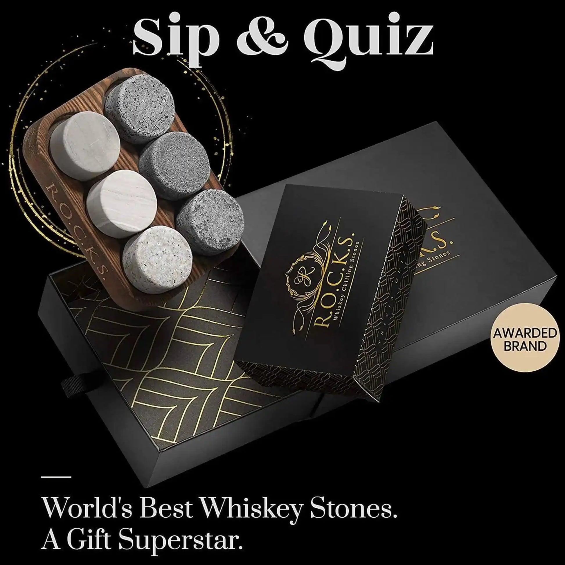 Whiskey Trivia Quiz Set