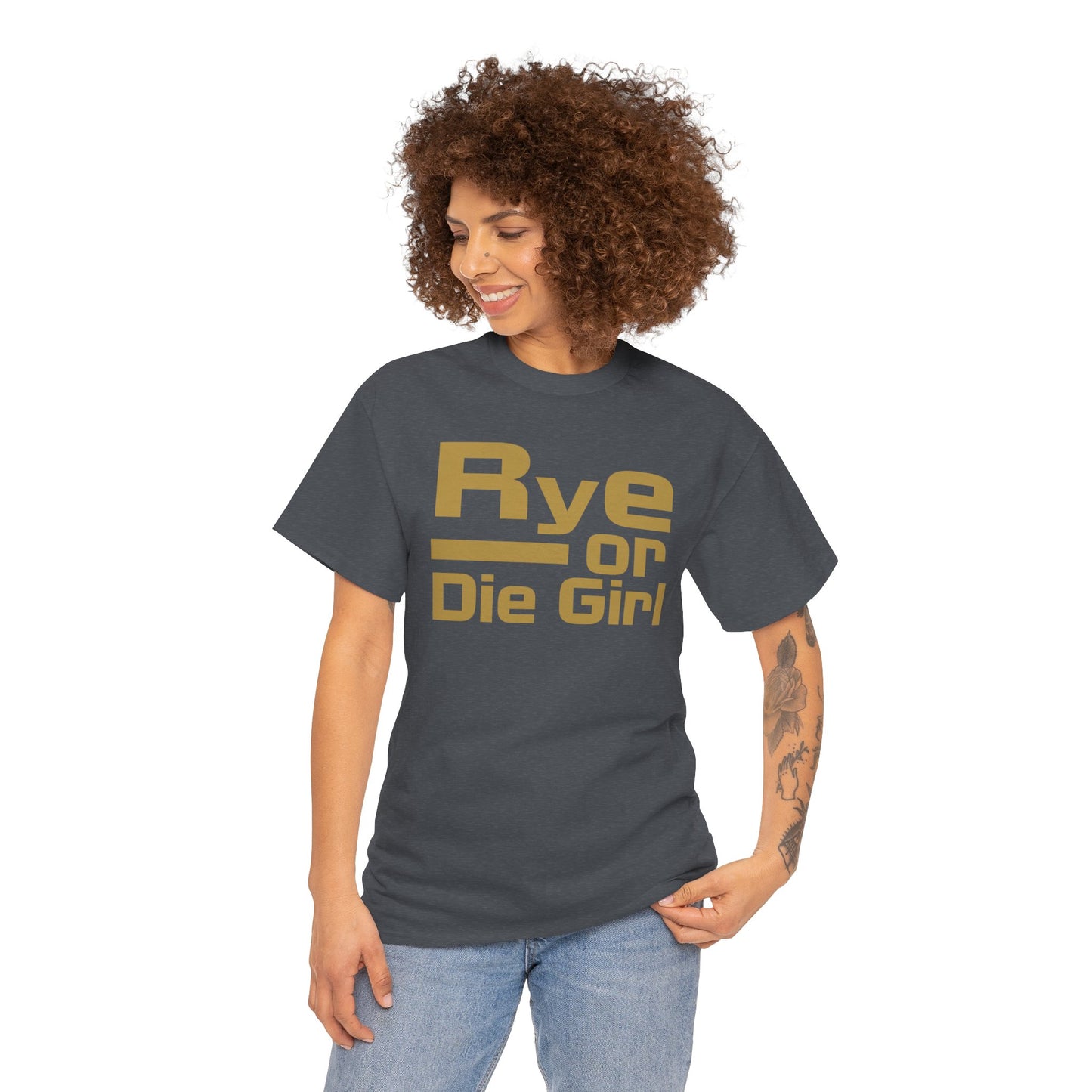 Funny Rye Whiskey T-Shirt | Rye or Die Girl Women's Tee | Whiskey Lover Gift