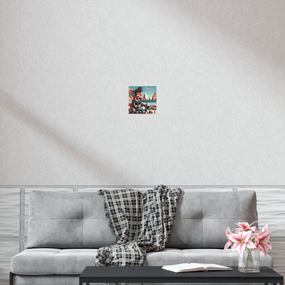 “Enjoy the Rye” Whiskey Uncoated Poster
