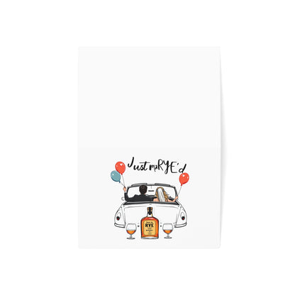“Just MaRYE’d” Whiskey Greeting Cards