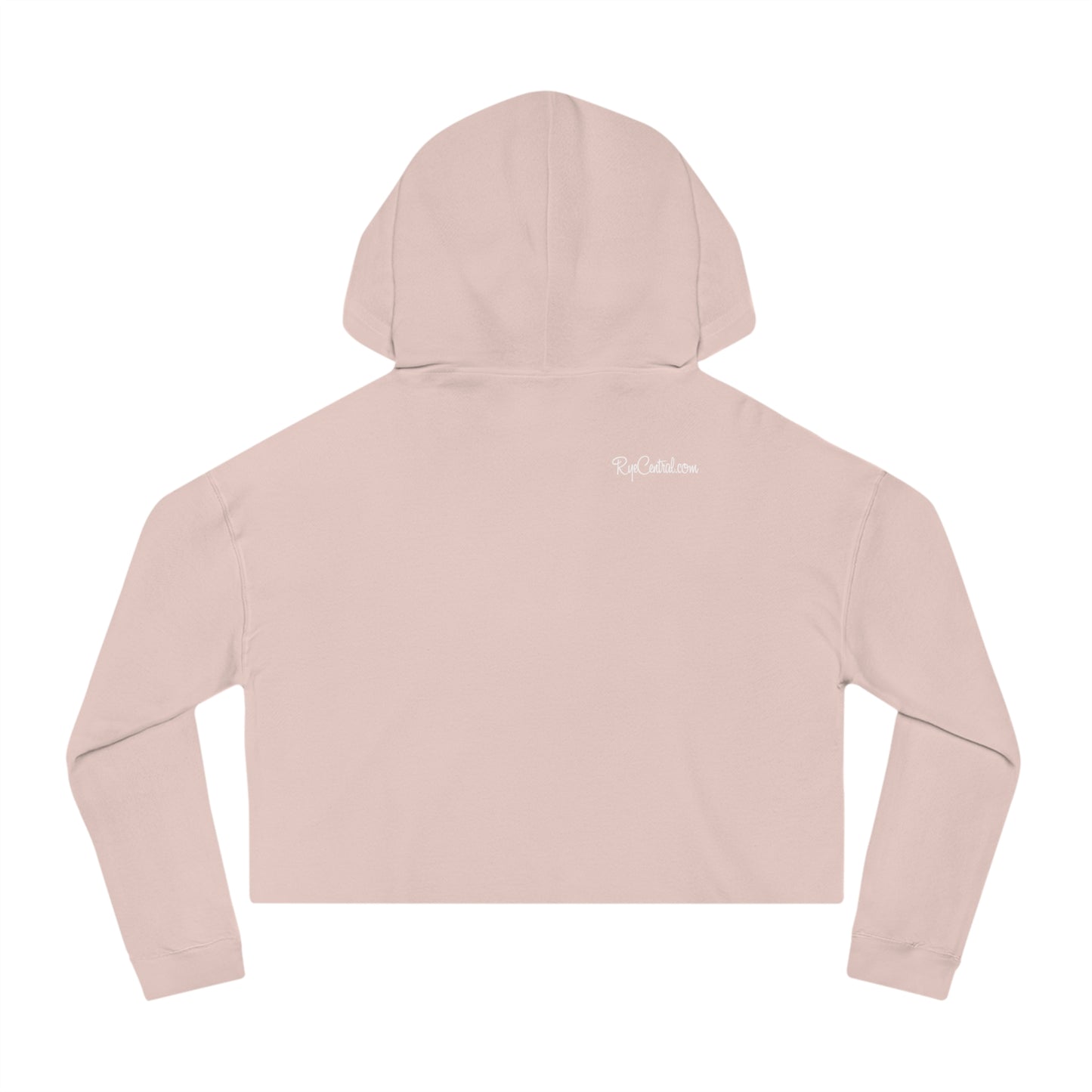 “Rye or Die Girl” Cropped Hooded Cool Whiskey Sweatshirt