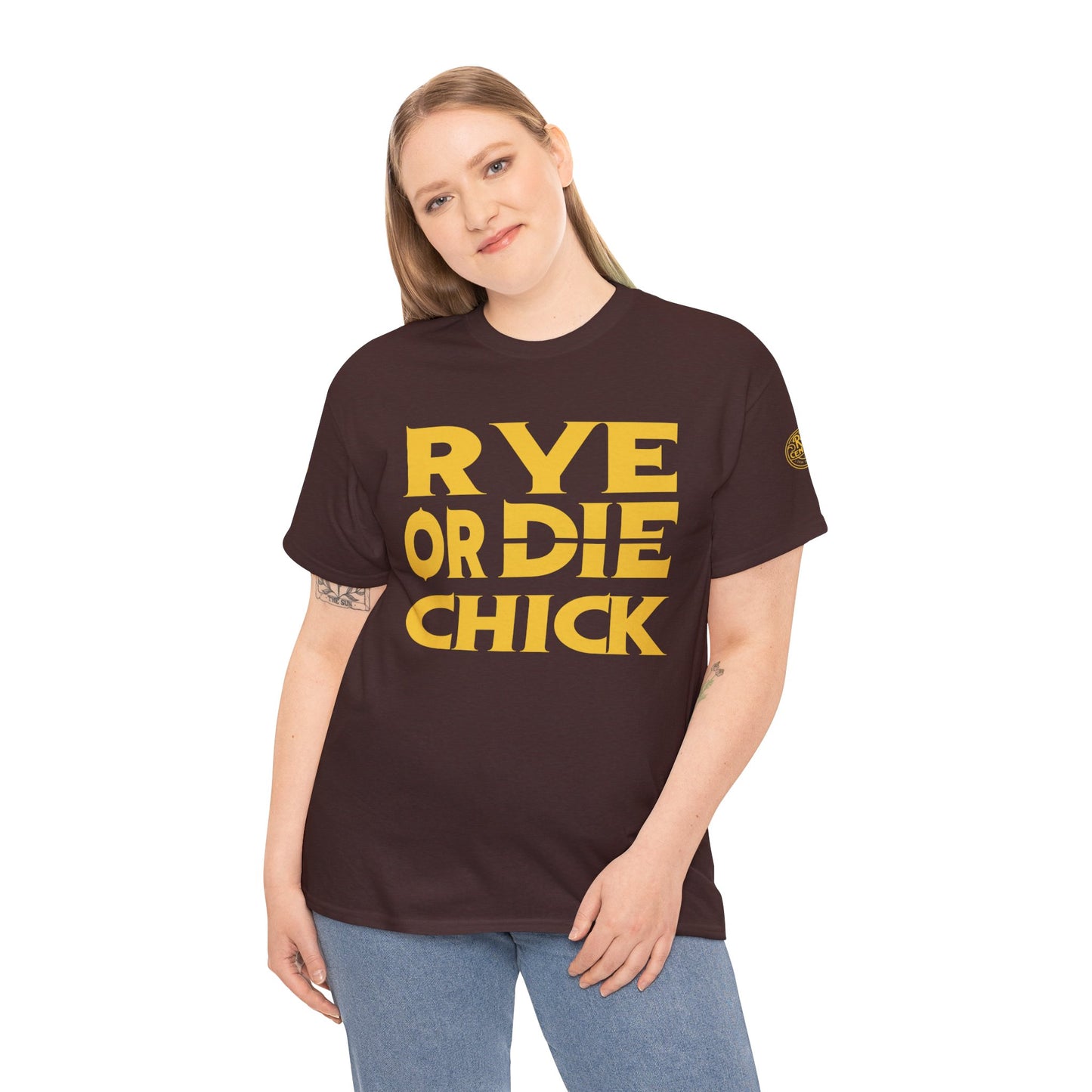 Whiskey Funny T-shirt: Rye or Die Chick