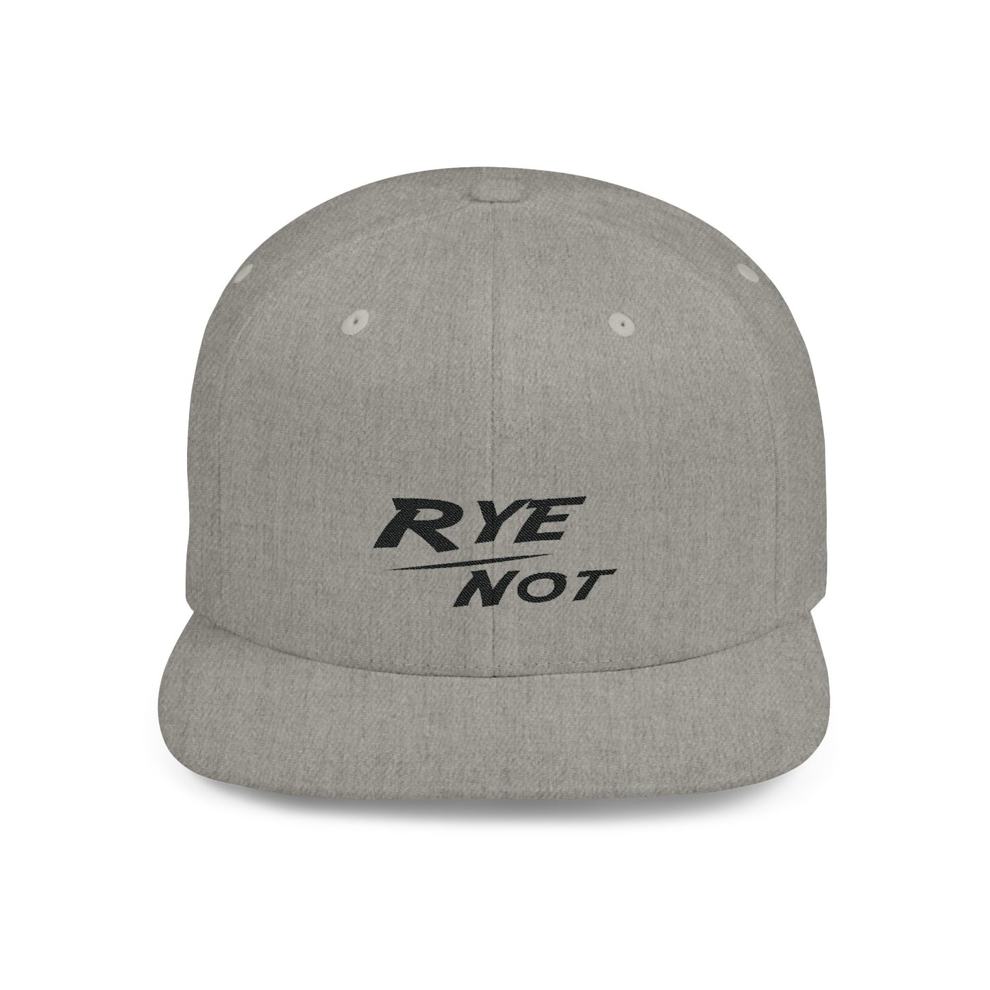 “Rye Not” Whiskey Flat Bill Cap
