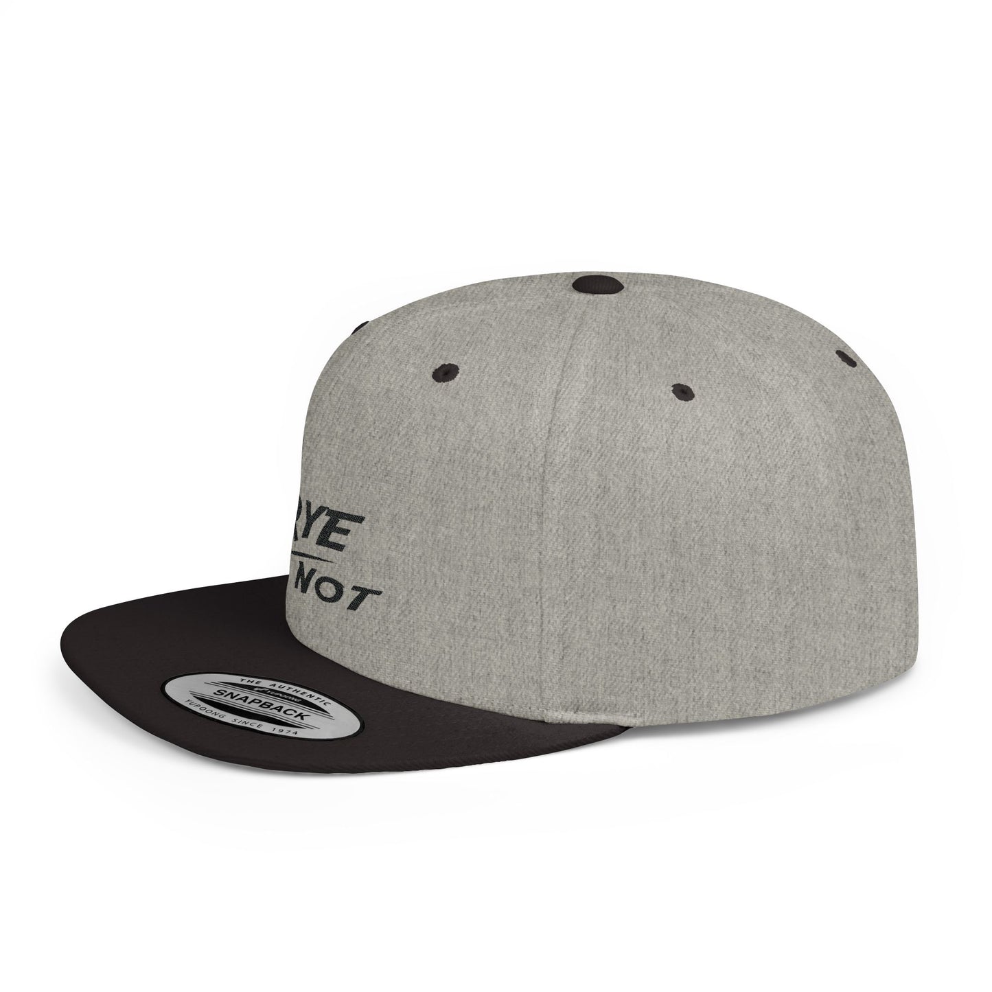 “Rye Not” Whiskey Flat Bill Cap