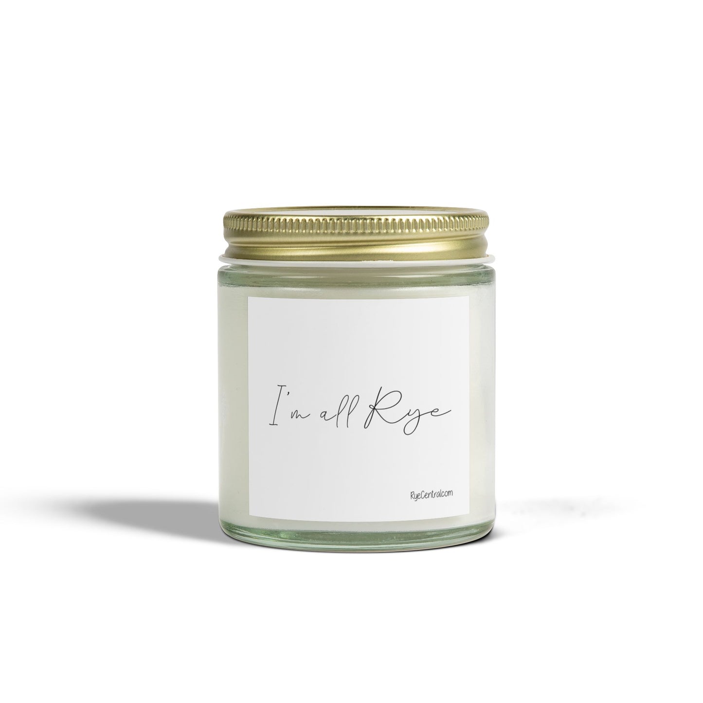 "I'm All Rye" Scented Candle Gift for Whiskey Lovers