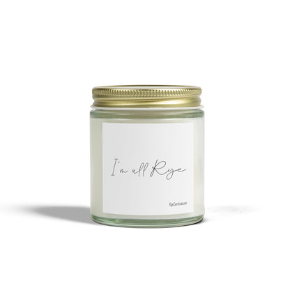 "I'm All Rye" Scented Candle Gift for Whiskey Lovers