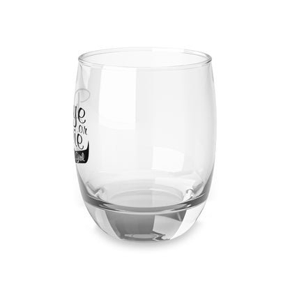 “Rye or Die Girl” Whiskey Glass