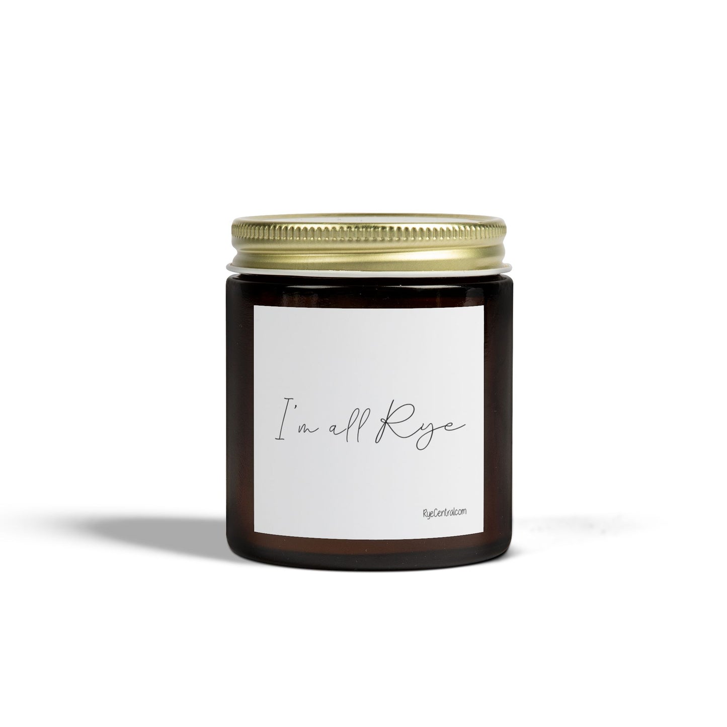 "I'm All Rye" Scented Candle Gift for Whiskey Lovers