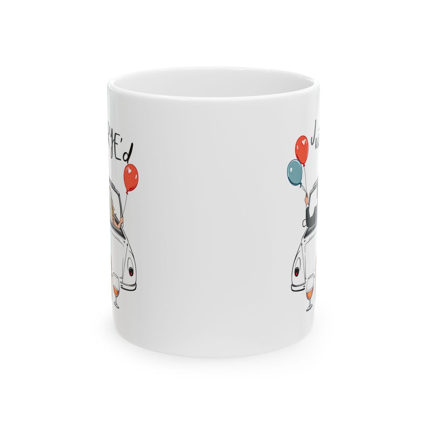 “Just MaRYE’d” Ceramic Wedding Whiskey Gift Mug