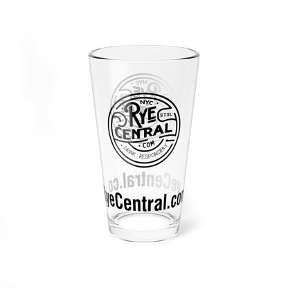 RyeCentral Branded Whiskey Mixing Glass, 16oz