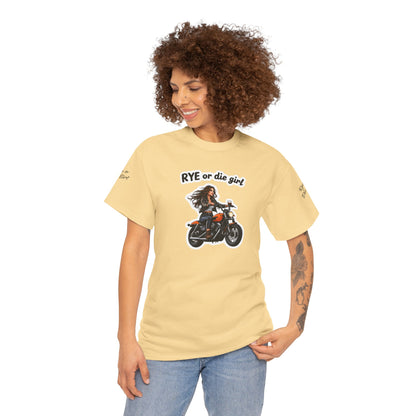 “Rye or Die Girl” Funny T shirt for Whiskey Lovers