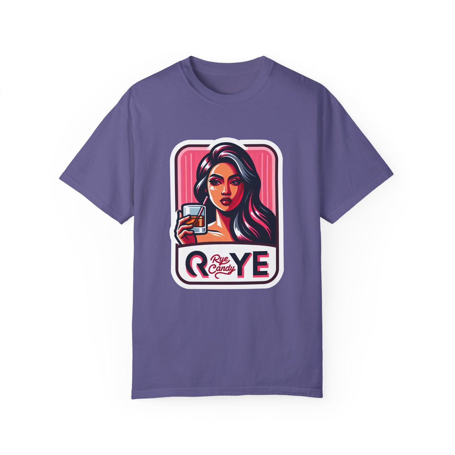 “Rye Candy” Whiskey Garment-Dyed Funny T shirt