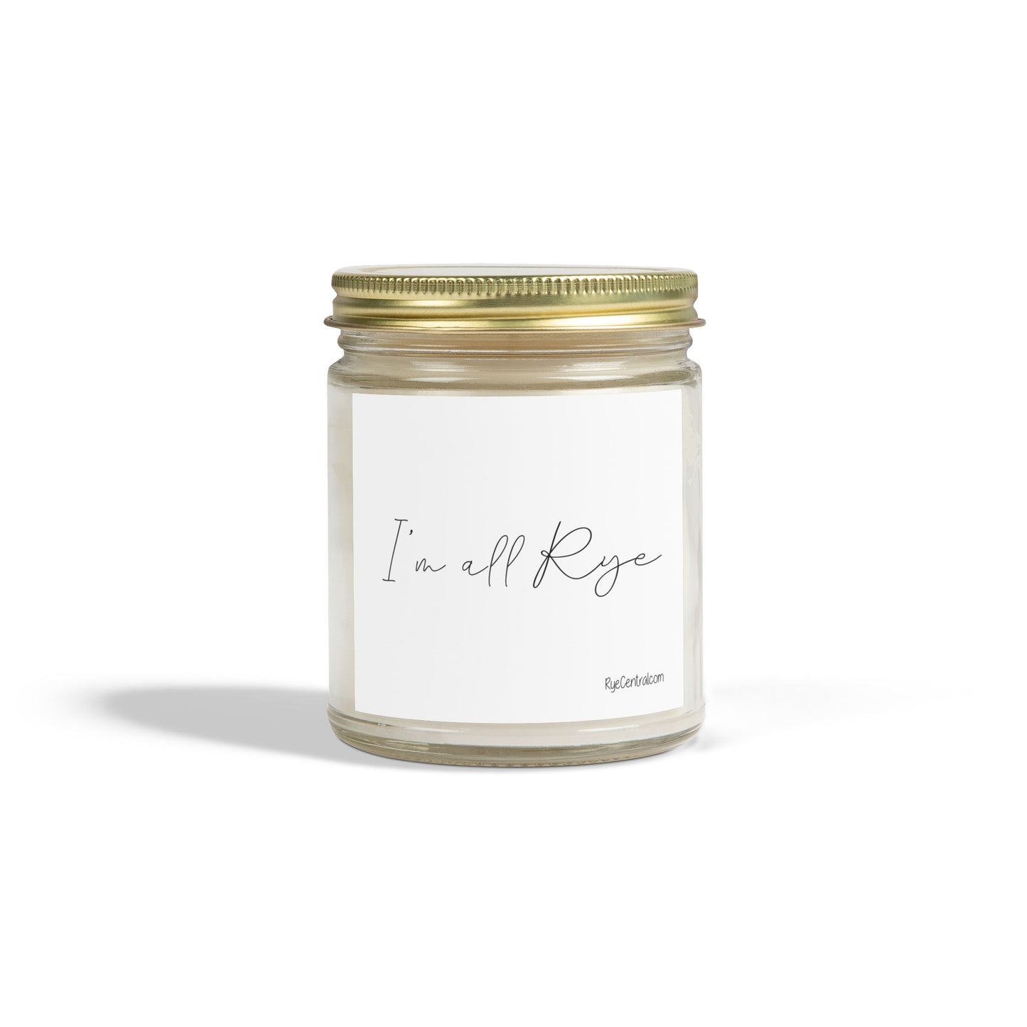 "I'm All Rye" Scented Candle Gift for Whiskey Lovers
