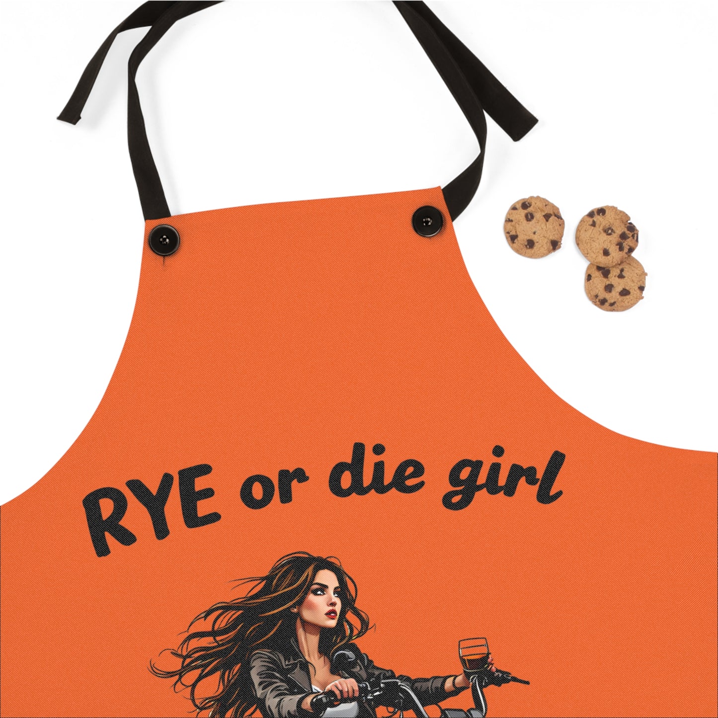 “Rye or Die Girl” Whiskey Apron