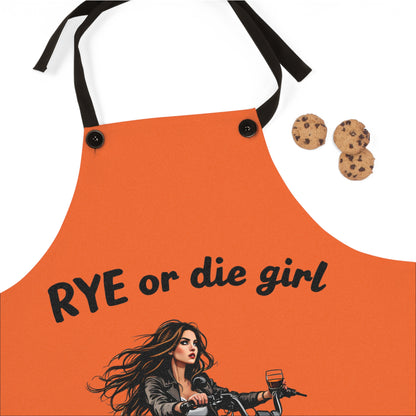 “Rye or Die Girl” Whiskey Apron