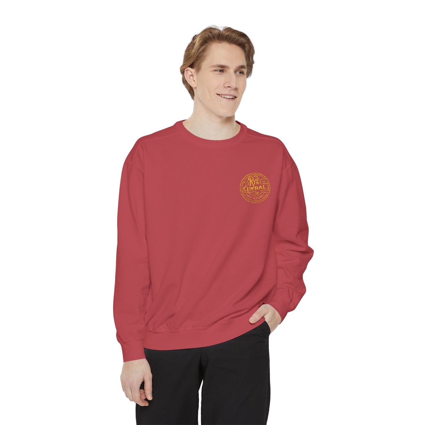 RyeCentral Whiskey Unisex Dyed Sweatshirt