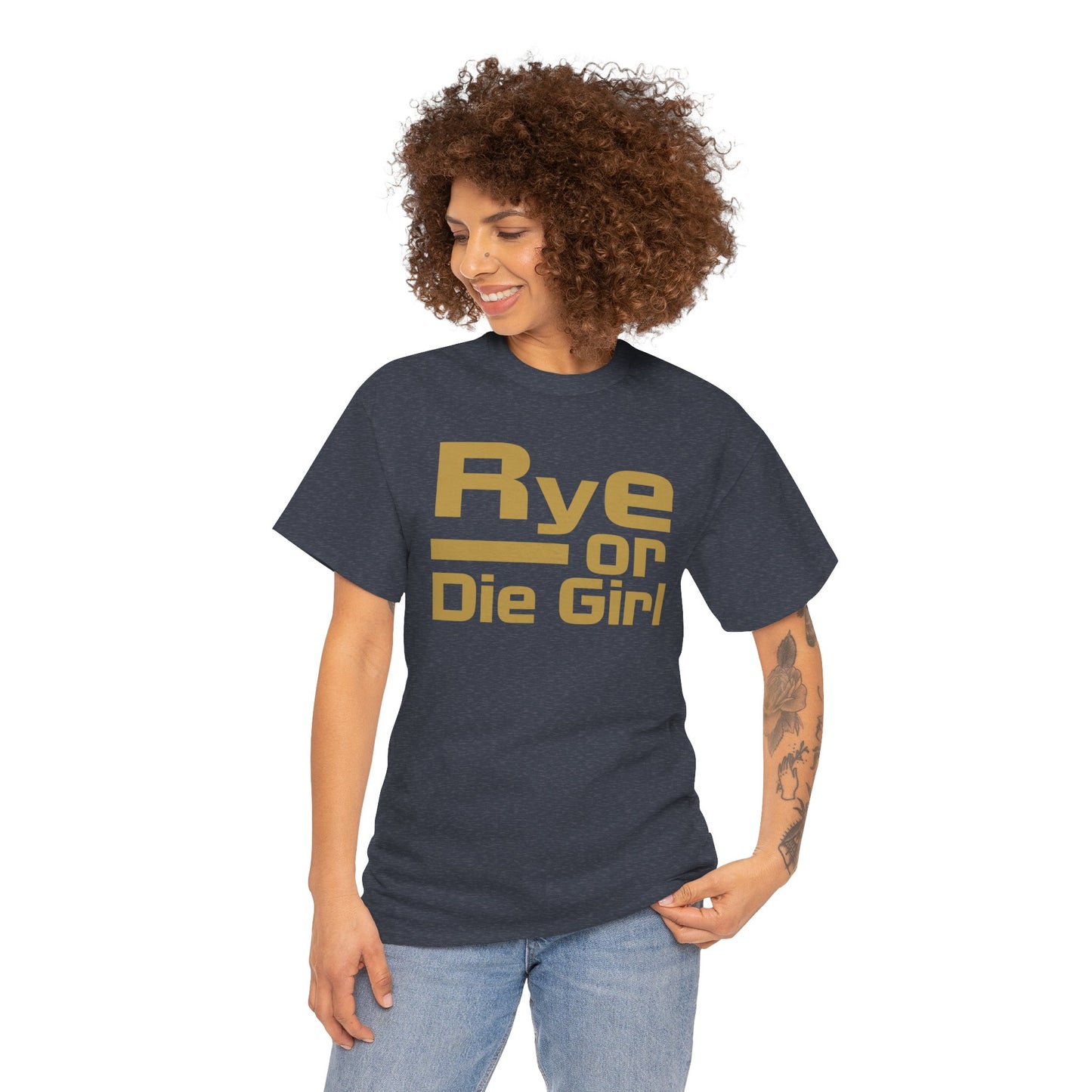 Funny Rye Whiskey T-Shirt | Rye or Die Girl Women's Tee | Whiskey Lover Gift