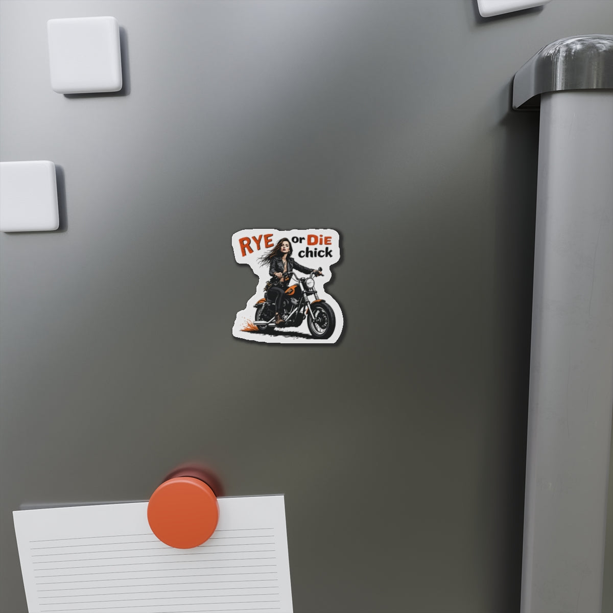 “Rye or Die Chick” Die-Cut Whiskey Magnets